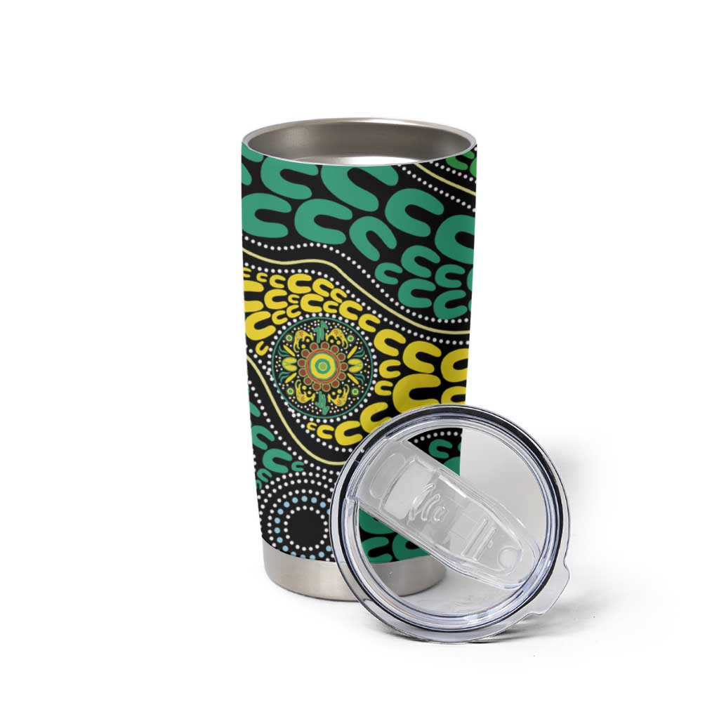 Personalised Aboriginal Art People Symbol Tumbler Cup