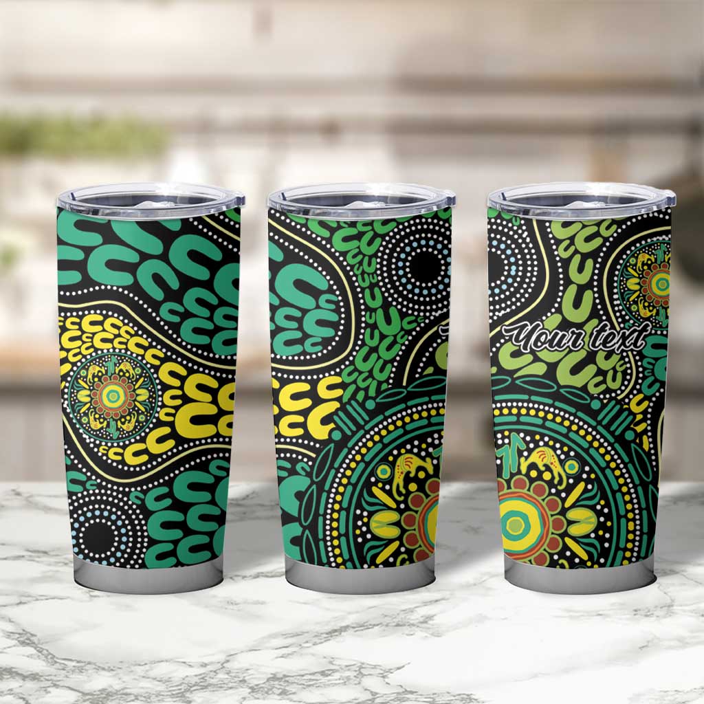 Personalised Aboriginal Art People Symbol Tumbler Cup