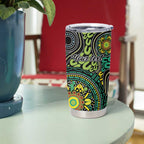 Personalised Aboriginal Art People Symbol Tumbler Cup