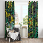 Personalised Aboriginal Art People Symbol Window Curtain