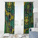 Personalised Aboriginal Art People Symbol Window Curtain