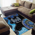 Personalised Aboriginal Art Woman Symbol Area Rug