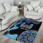 Personalised Aboriginal Art Woman Symbol Area Rug