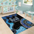 Personalised Aboriginal Art Woman Symbol Area Rug