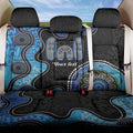 Personalised Aboriginal Art Woman Symbol Back Car Seat Cover