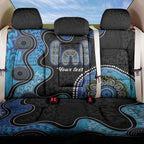 Personalised Aboriginal Art Woman Symbol Back Car Seat Cover