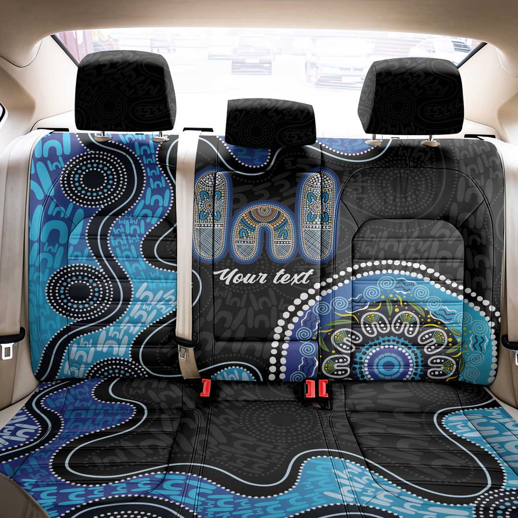 Personalised Aboriginal Art Woman Symbol Back Car Seat Cover