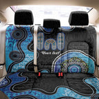 Personalised Aboriginal Art Woman Symbol Back Car Seat Cover