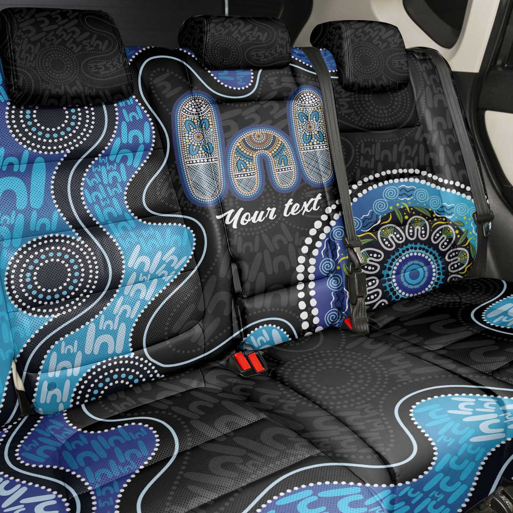 Personalised Aboriginal Art Woman Symbol Back Car Seat Cover