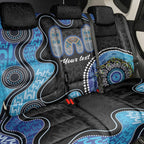 Personalised Aboriginal Art Woman Symbol Back Car Seat Cover