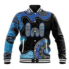 Personalised Aboriginal Art Woman Symbol Baseball Jacket