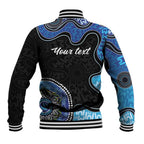 Personalised Aboriginal Art Woman Symbol Baseball Jacket