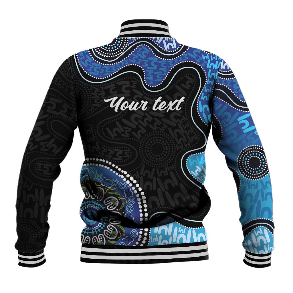 Personalised Aboriginal Art Woman Symbol Baseball Jacket