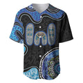Personalised Aboriginal Art Woman Symbol Baseball Jersey