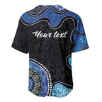 Personalised Aboriginal Art Woman Symbol Baseball Jersey