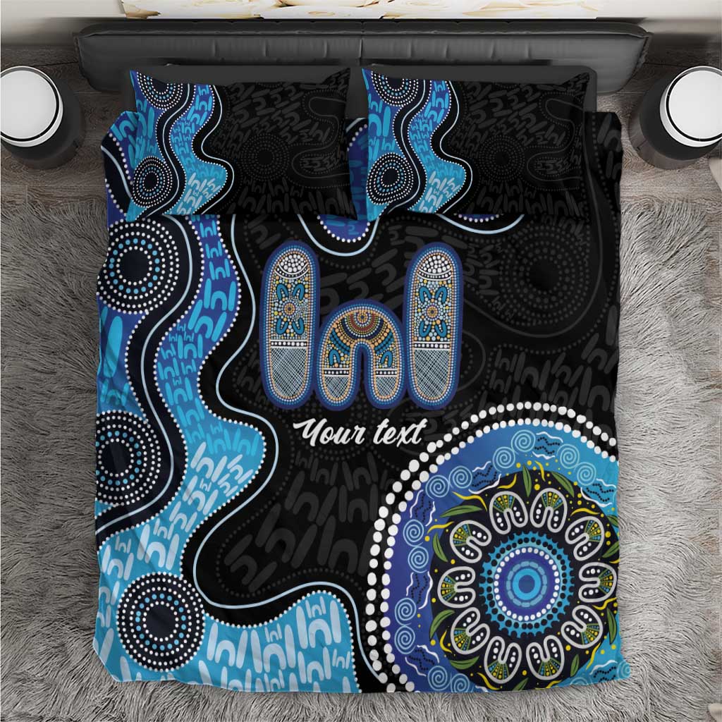 Personalised Aboriginal Art Woman Symbol Bedding Set