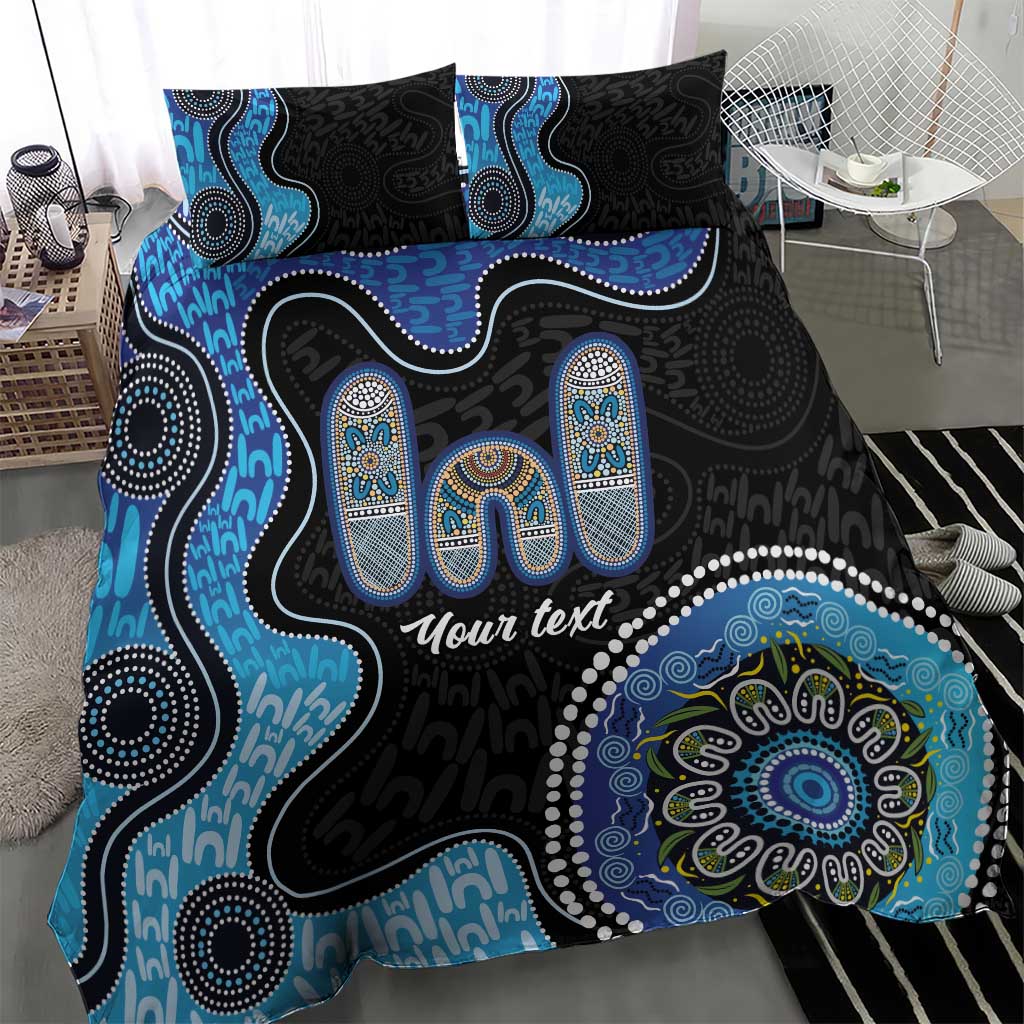 Personalised Aboriginal Art Woman Symbol Bedding Set