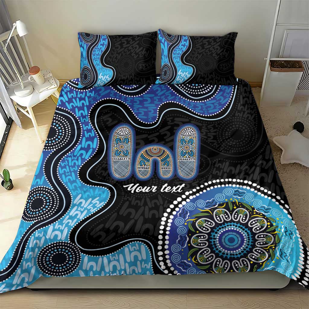 Personalised Aboriginal Art Woman Symbol Bedding Set