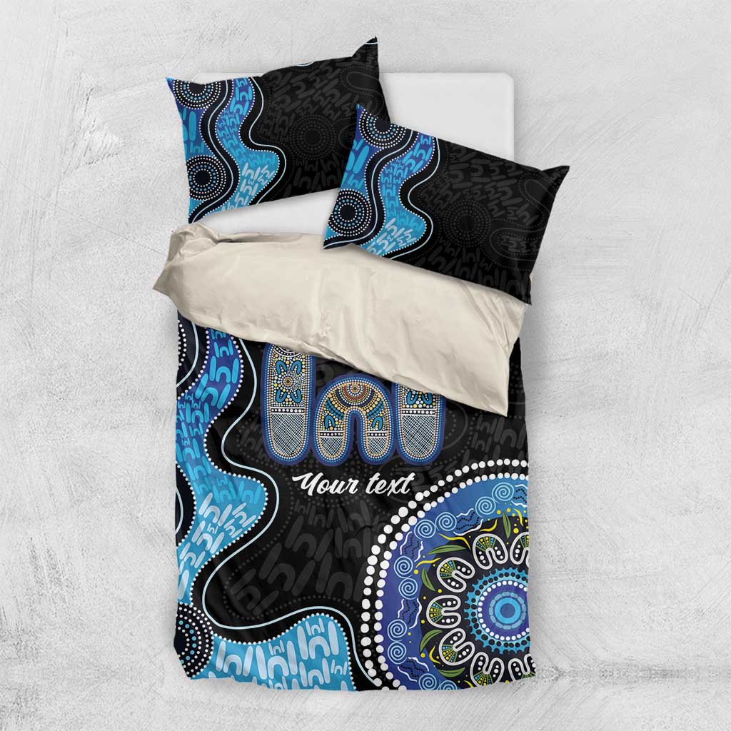 Personalised Aboriginal Art Woman Symbol Bedding Set