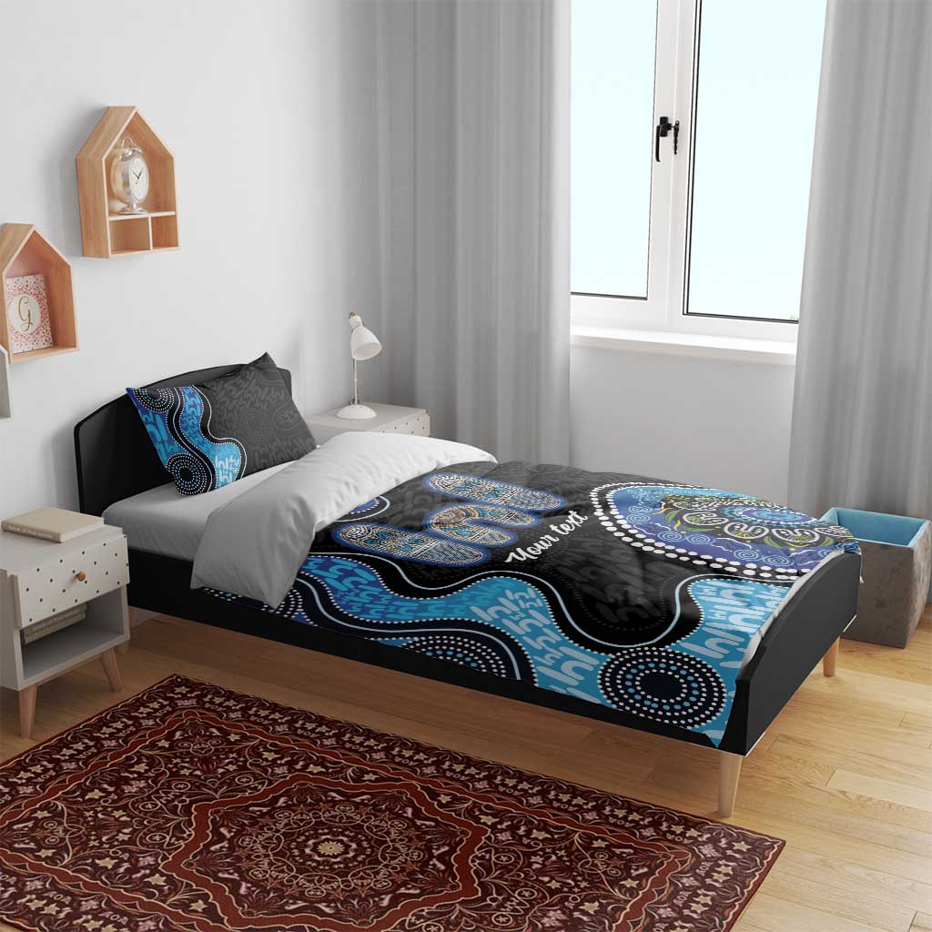 Personalised Aboriginal Art Woman Symbol Bedding Set