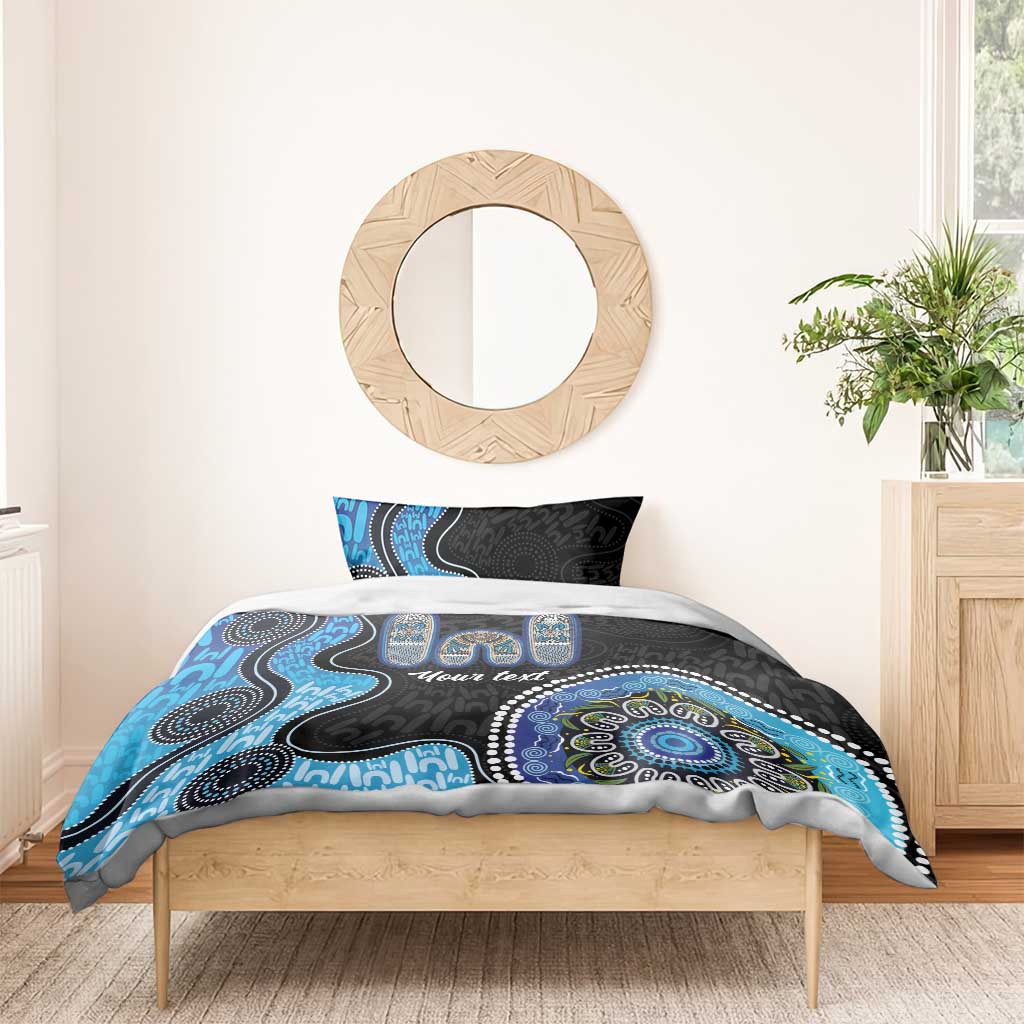 Personalised Aboriginal Art Woman Symbol Bedding Set