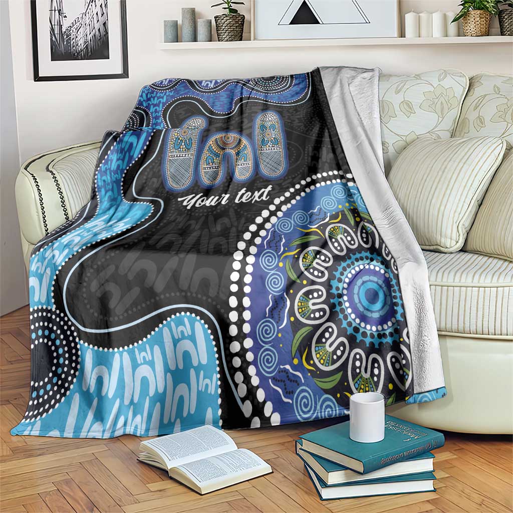 Personalised Aboriginal Art Woman Symbol Blanket
