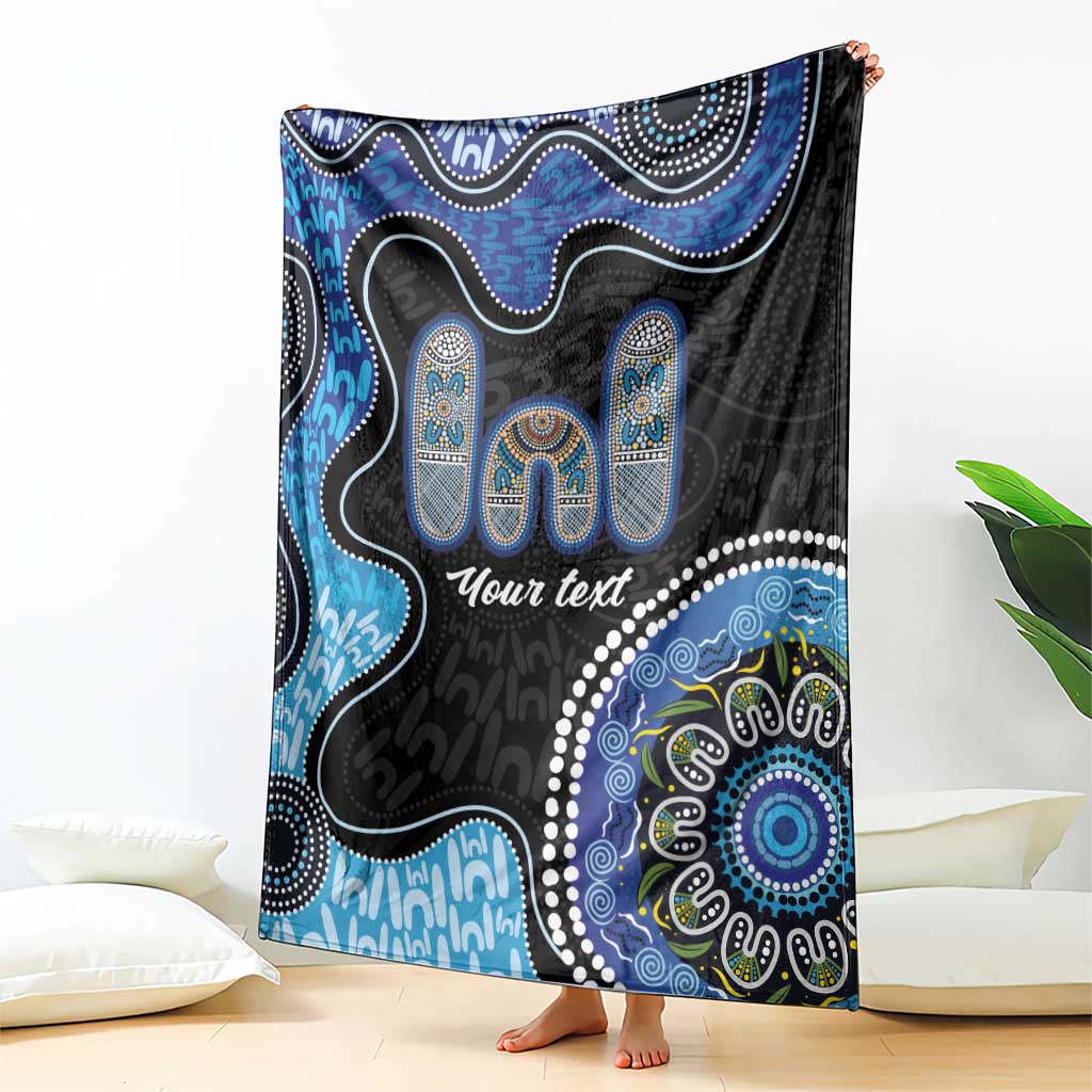 Personalised Aboriginal Art Woman Symbol Blanket