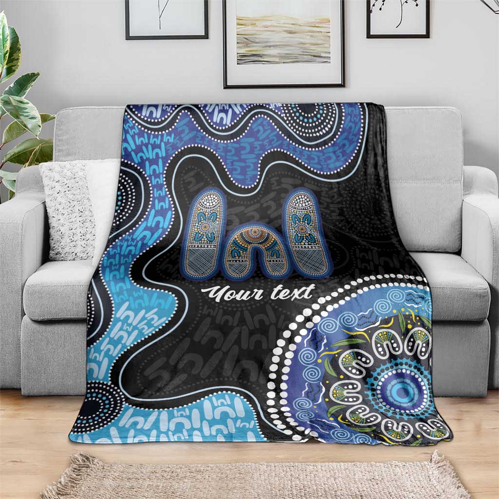 Personalised Aboriginal Art Woman Symbol Blanket