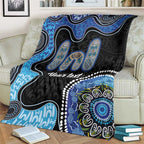 Personalised Aboriginal Art Woman Symbol Blanket