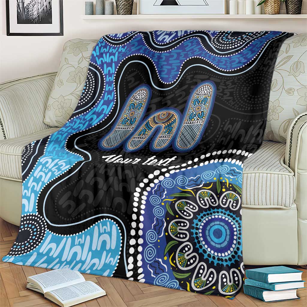 Personalised Aboriginal Art Woman Symbol Blanket