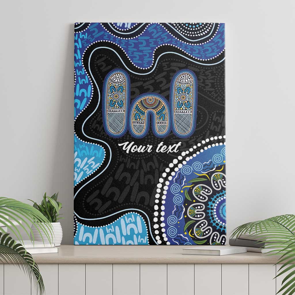Personalised Aboriginal Art Woman Symbol Canvas Wall Art