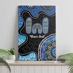 Personalised Aboriginal Art Woman Symbol Canvas Wall Art