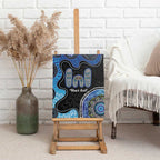 Personalised Aboriginal Art Woman Symbol Canvas Wall Art