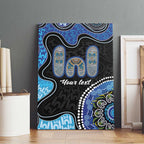Personalised Aboriginal Art Woman Symbol Canvas Wall Art