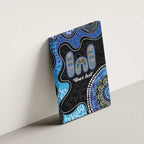 Personalised Aboriginal Art Woman Symbol Canvas Wall Art