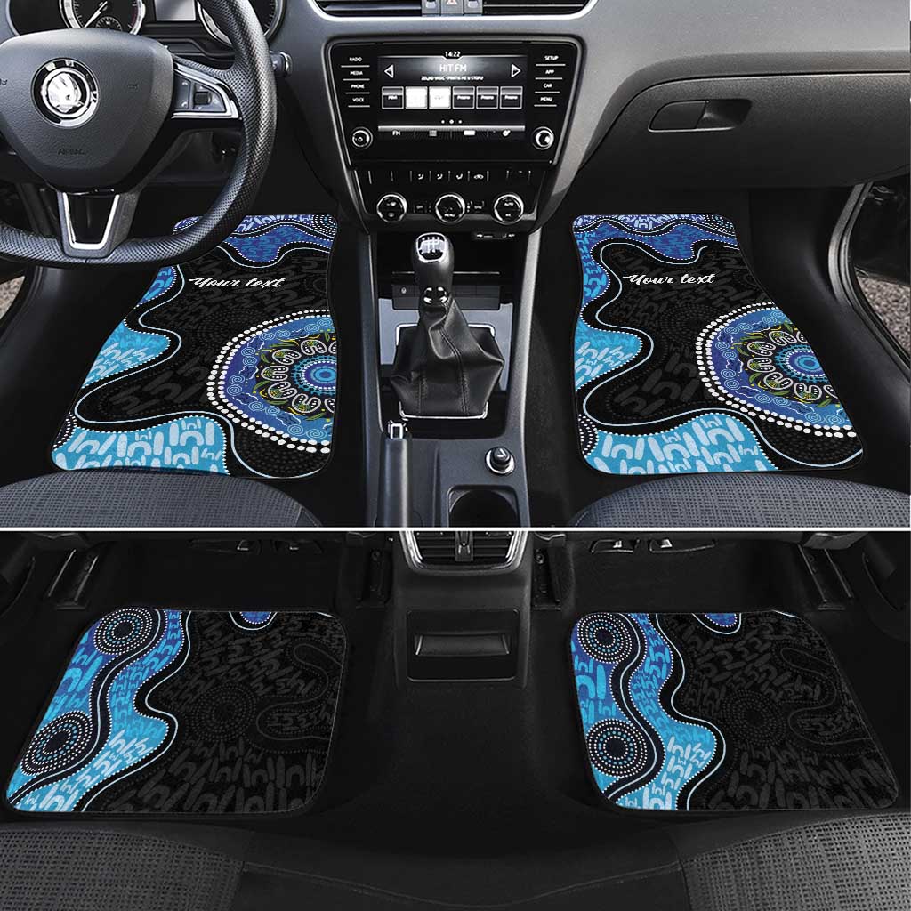 Personalised Aboriginal Art Woman Symbol Car Mats