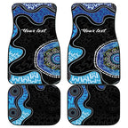 Personalised Aboriginal Art Woman Symbol Car Mats