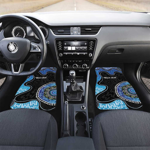 Personalised Aboriginal Art Woman Symbol Car Mats