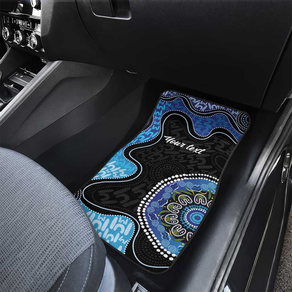 Personalised Aboriginal Art Woman Symbol Car Mats