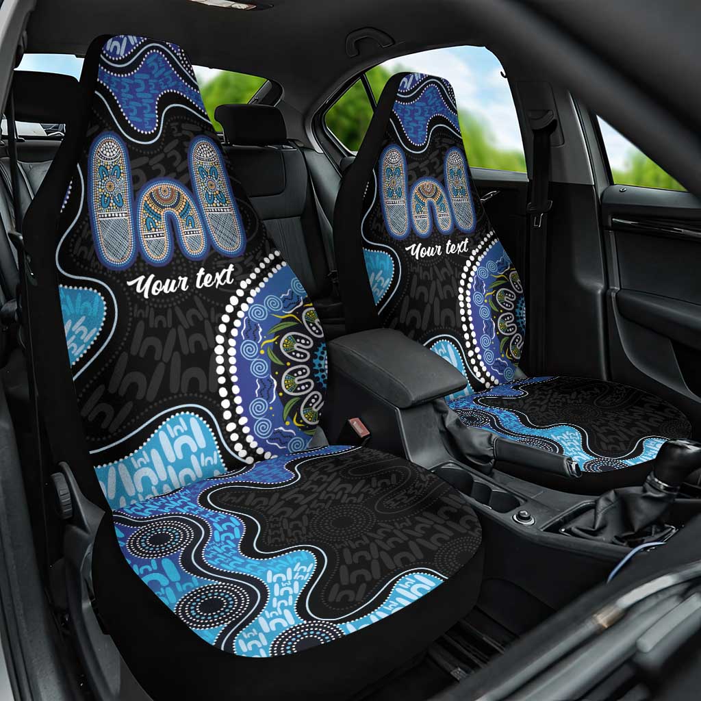Personalised Aboriginal Art Woman Symbol Car Seat Cover