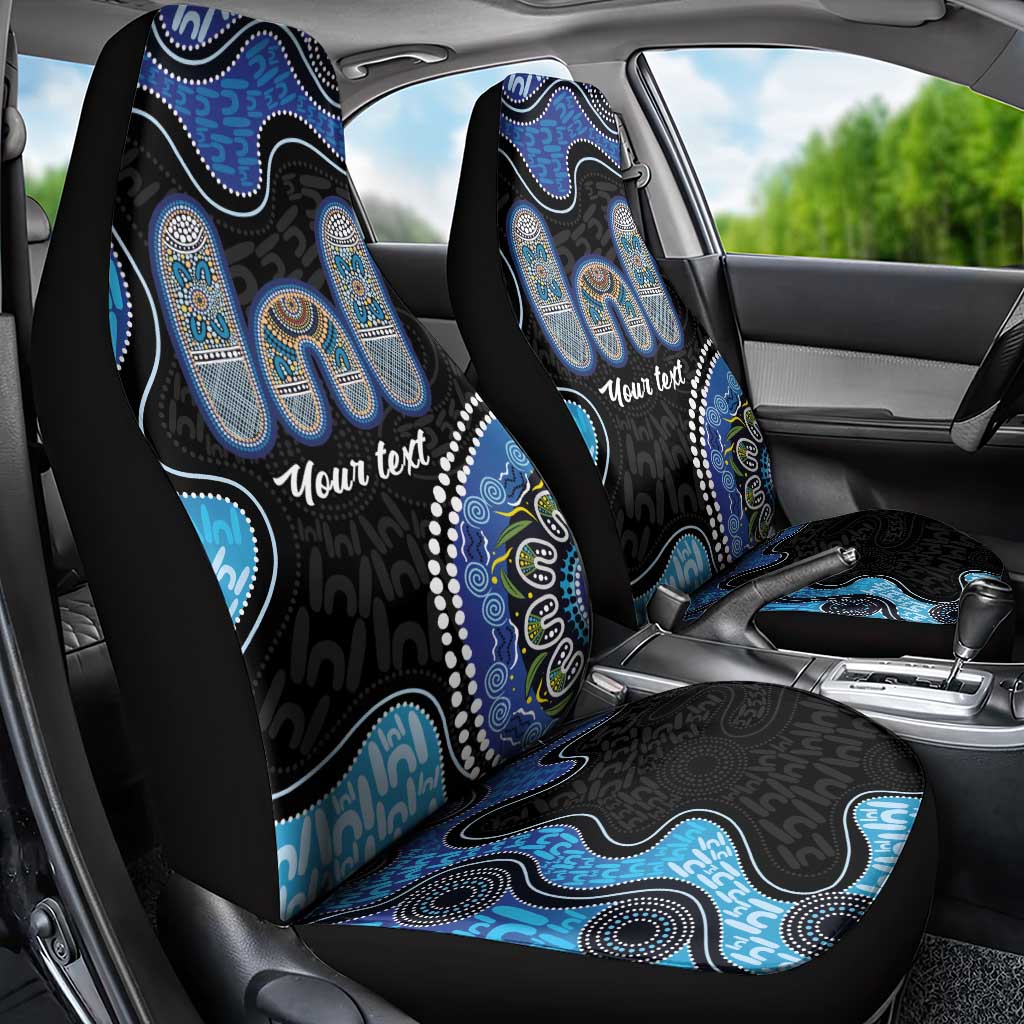 Personalised Aboriginal Art Woman Symbol Car Seat Cover