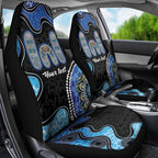 Personalised Aboriginal Art Woman Symbol Car Seat Cover