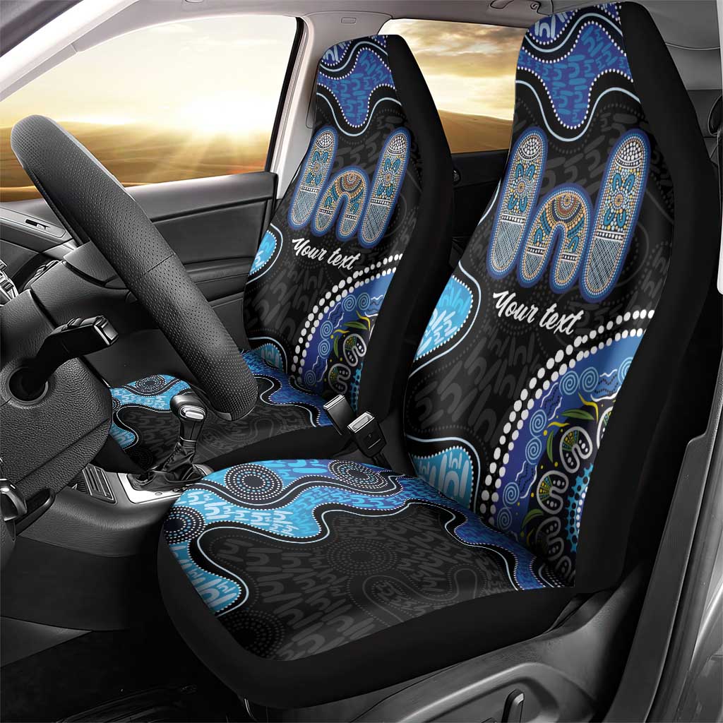 Personalised Aboriginal Art Woman Symbol Car Seat Cover
