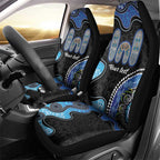 Personalised Aboriginal Art Woman Symbol Car Seat Cover
