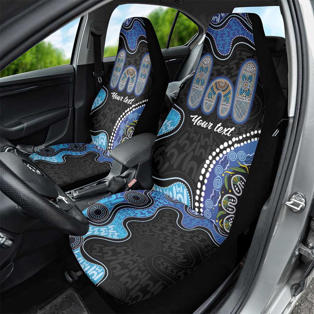 Personalised Aboriginal Art Woman Symbol Car Seat Cover