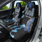 Personalised Aboriginal Art Woman Symbol Car Seat Cover