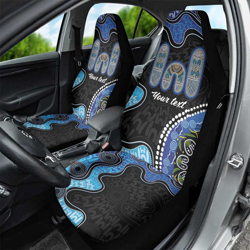Personalised Aboriginal Art Woman Symbol Car Seat Cover