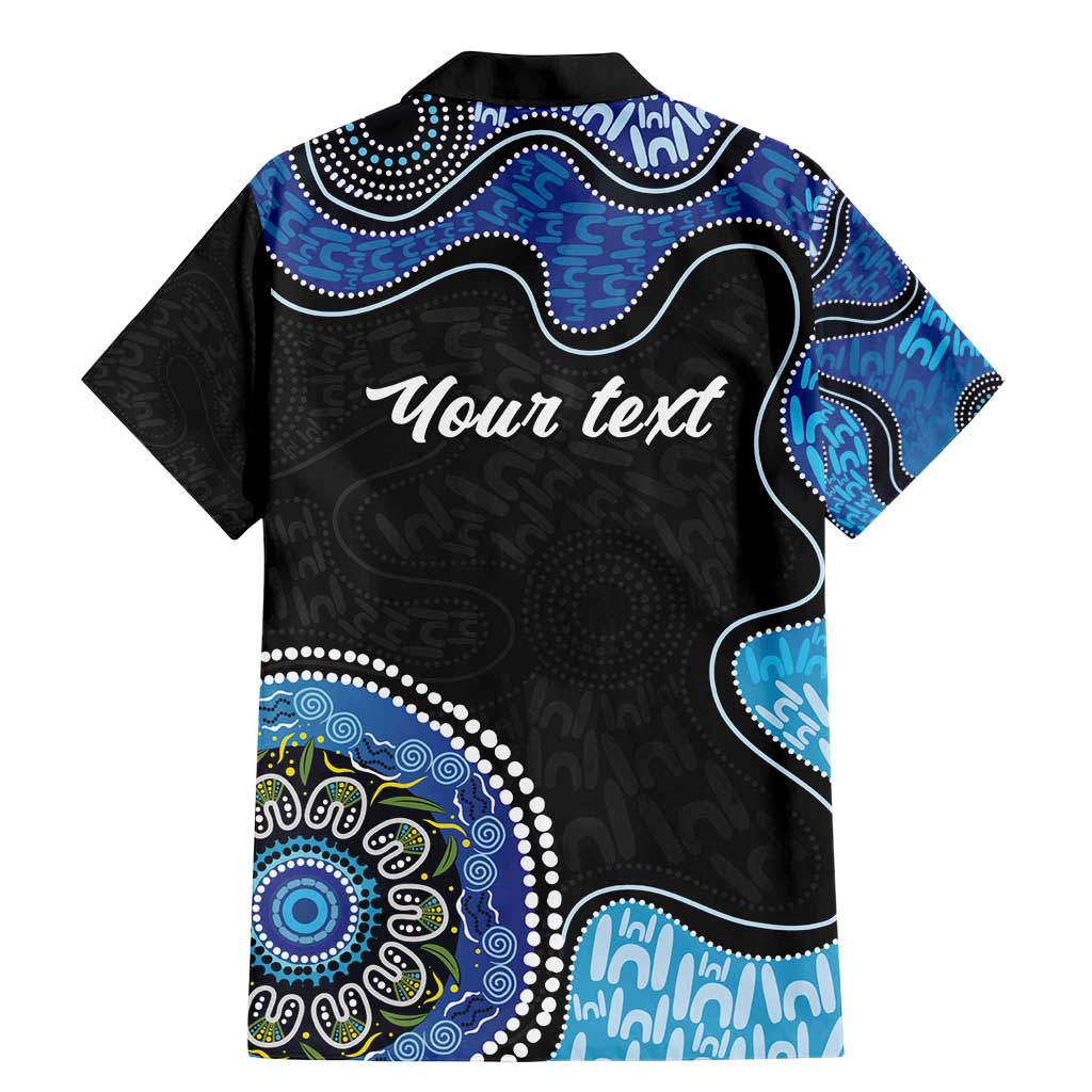 Personalised Aboriginal Art Woman Symbol Family Matching Mermaid Dress and Hawaiian Shirt