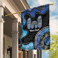 Personalised Aboriginal Art Woman Symbol Garden Flag