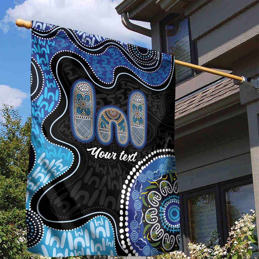 Personalised Aboriginal Art Woman Symbol Garden Flag